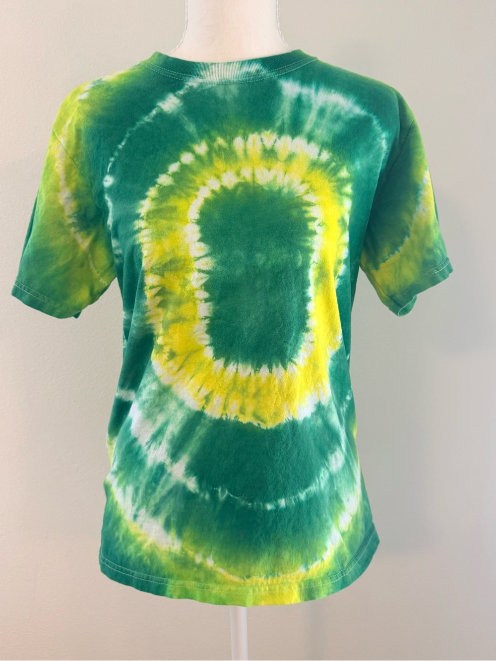 Jerzees Green & Yellow Tie-Dye Short Sleeve Tee